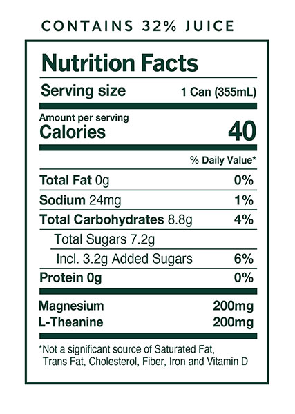 Fable Social Tonic Ingredients
